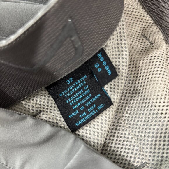 Men's TGW Gray Golf Pants Size 32 x 34 - Picture 6 of 6
